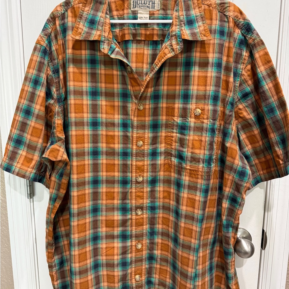 Duluth Trading Co Men's Vibrant Plaid Shirt